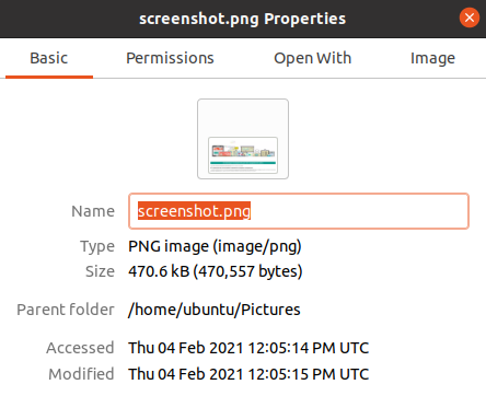Скриншот браузера в ОС Ubuntu. Изображение создано при помощи стандартного средства получения изображения экрана в Ubuntu Linux